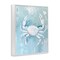 Stupell Industries White Coastal Crab Framed Giclee Wall Art Design by Arlington Prints